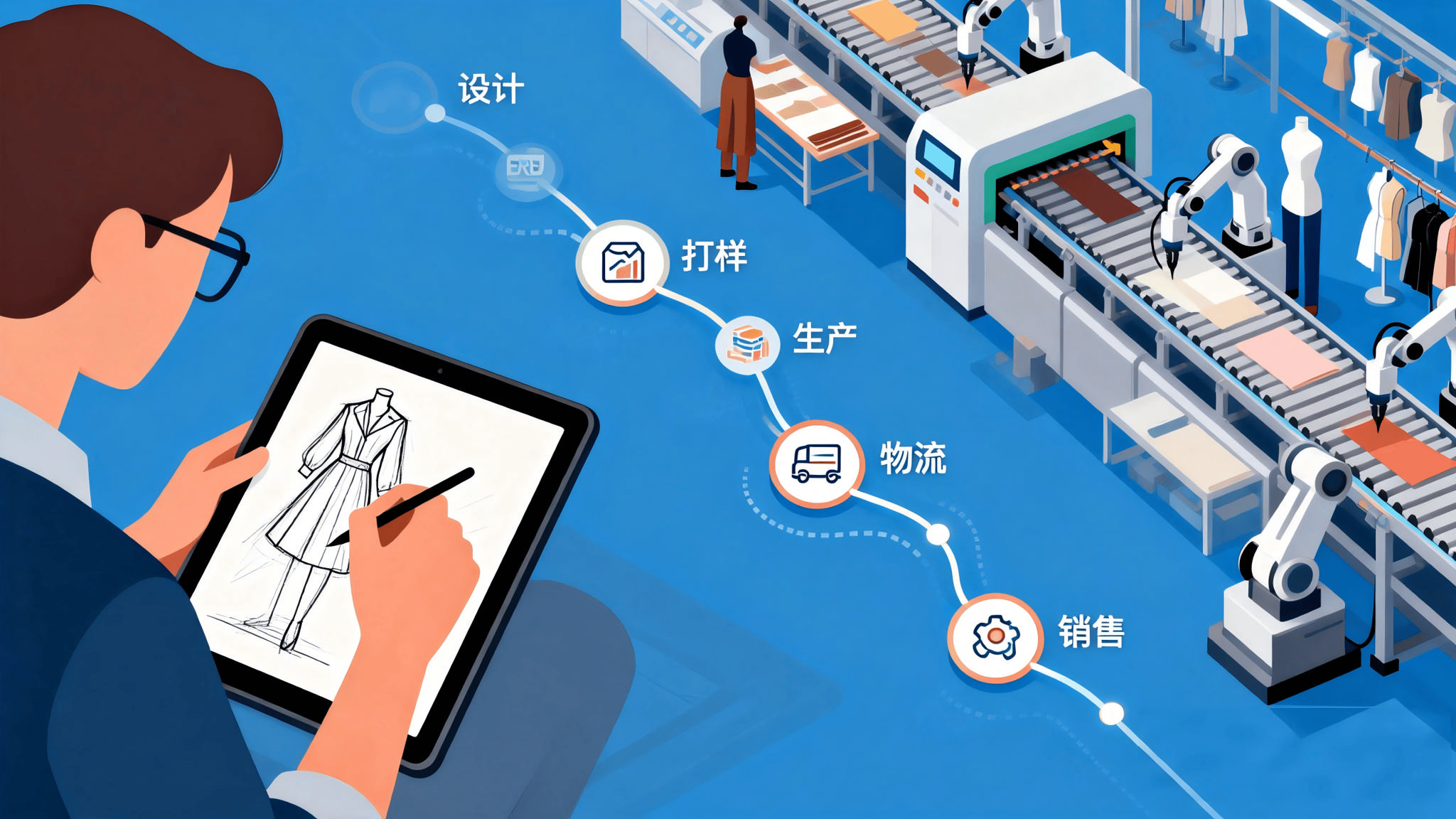 服装ERP定制开发：打通开板到成本核算全流程